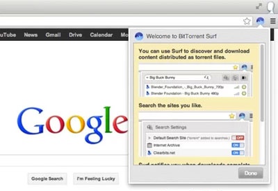 screenshot-BitTorrent Surf-1