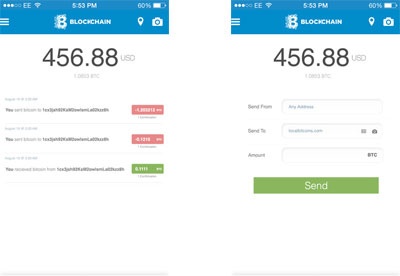 screenshot-Blockchain for the iPhone-1