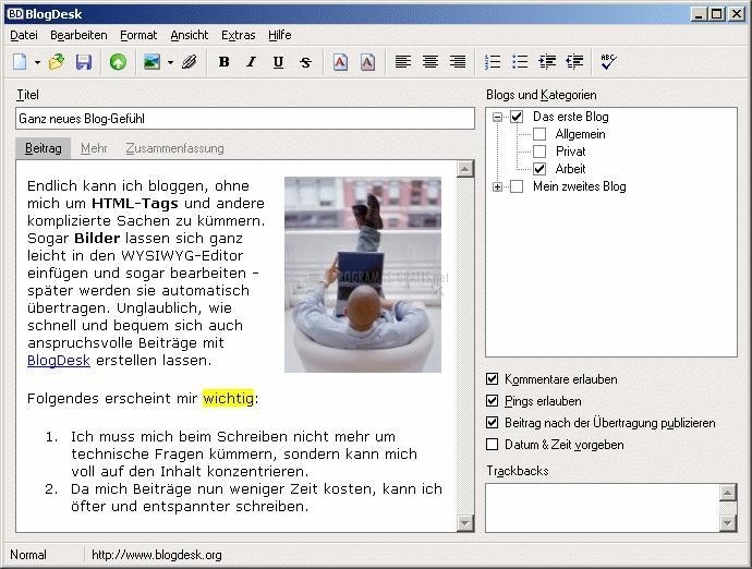 screenshot-Blogdesk Deutsch-1