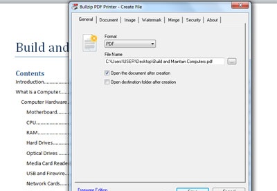 pdf printer bullzip download