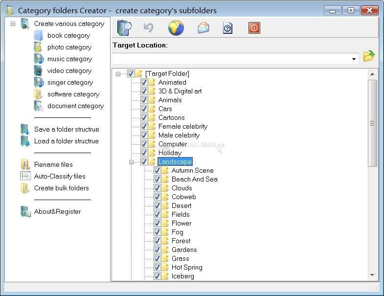 screenshot-Category folders Creator-1