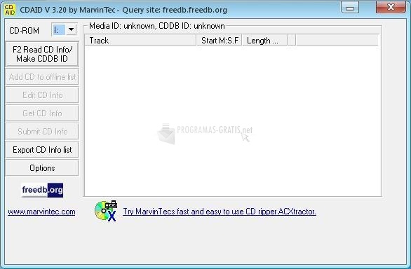 screenshot-CD Audio Information Downloader-1