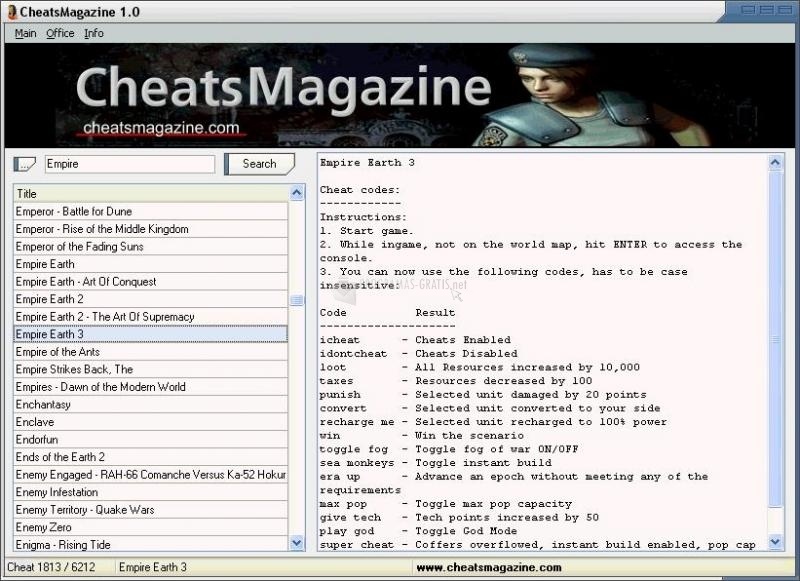 screenshot-Cheats Magazine-1