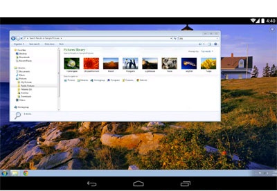 chrome remote desktop curtain mode screenshot