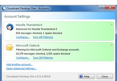 screenshot-Cloudmark DesktopOne-1