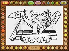 screenshot-Coloring Book 5: Alphabet Train-1