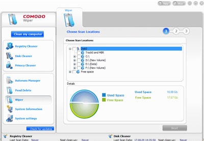 screenshot-Comodo System Cleaner-2