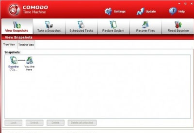 screenshot-Comodo Time Machine-1