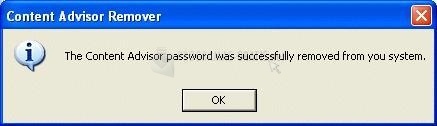 screenshot-Content Advisor Password Remover-1