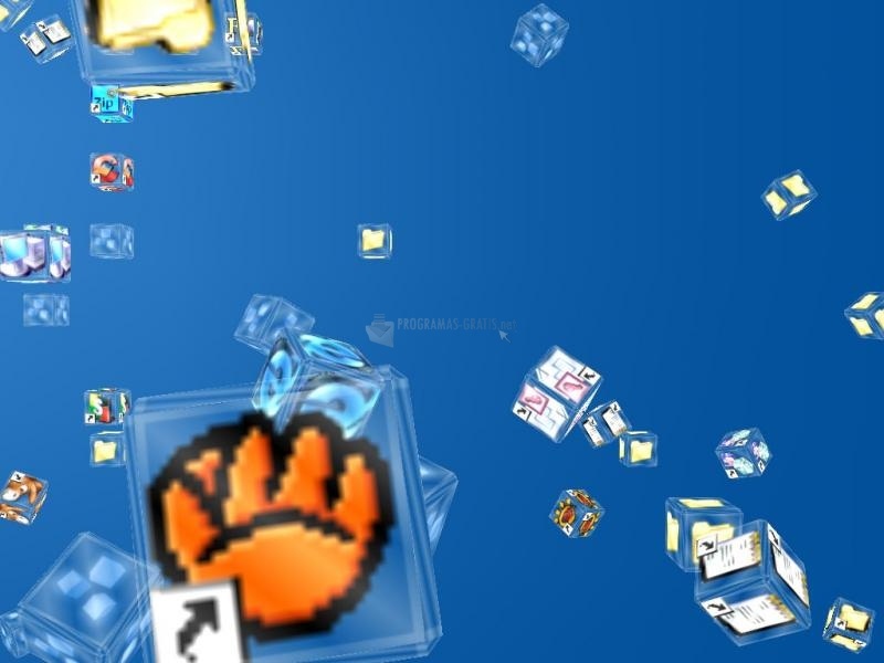 screenshot-Crash Icons 3D Screensaver-1