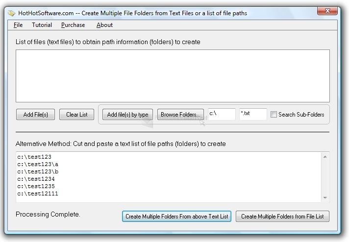 screenshot-Create Multiple File Folders from Text Files-1