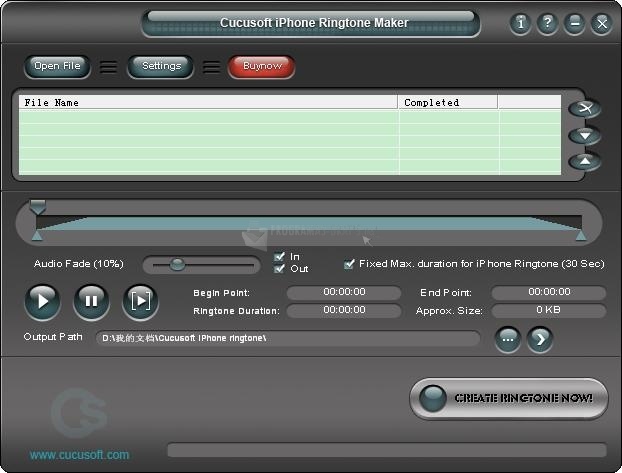 screenshot-Cucusoft iPhone Ringtone Maker-1