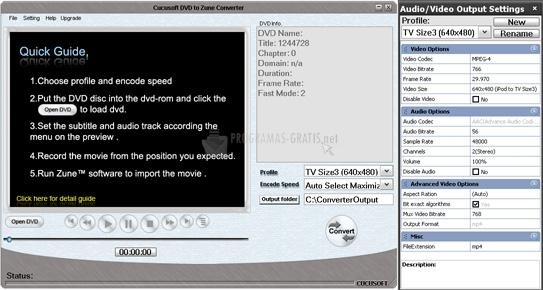 screenshot-Cucusoft Zune Video Converter-1