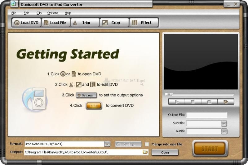 screenshot-Daniusoft DVD to iPod Converter-1
