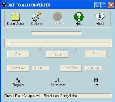 screenshot-DAT TO AVI Converter-1