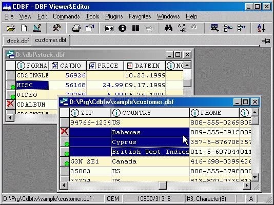 screenshot-DBF Viewer and Editor-1