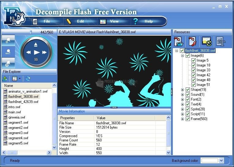 screenshot-Decompile Flash-1