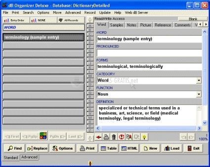 screenshot-Dictionary Organizer Deluxe-1