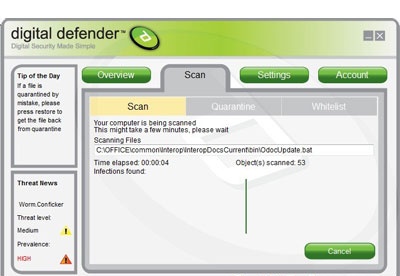 screenshot-Digital Defender Antivirus Free-2