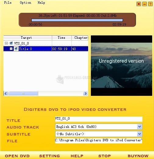 screenshot-Digiters DVD to iPod Converter-1