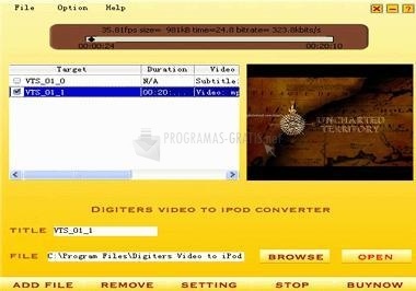 screenshot-Digiters Video to iPod Converter-1
