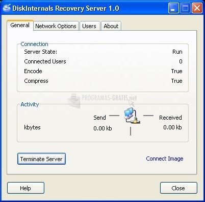 screenshot-DiskInternals Recovery Server-1