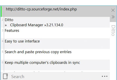 ditto clipboard manager open source