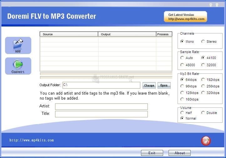 screenshot-Doremisoft FLV to MP3 Converter-1