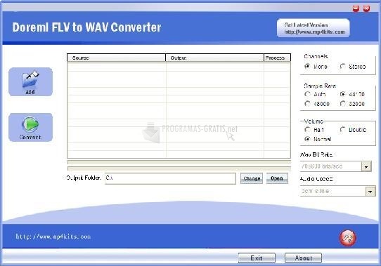 screenshot-Doremisoft FLV to WAV Converter-1