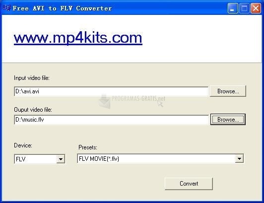 screenshot-DoremiSoft Free AVI to FLV Converter-1