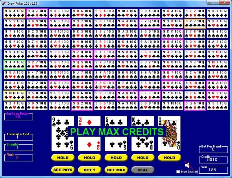 screenshot-Draw Poker 101-1