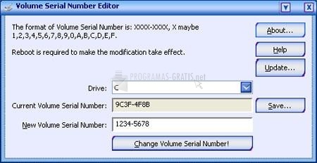 screenshot-Drive Volume Serial Number Editor-1