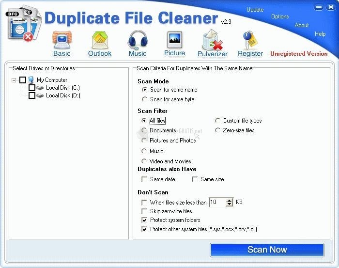 pc duplicate file cleaner