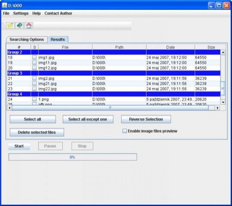 screenshot-Duplicate Files Searcher-1