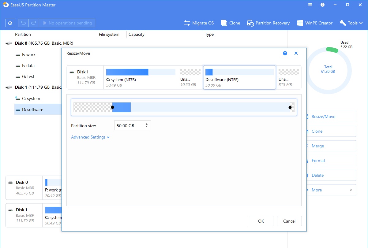 EASEUS Partition Master 18.0 for windows download free