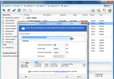 screenshot-EASUS Partition Manager-2