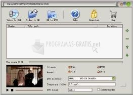 screenshot-Easy MPEG/AVI/DIVX/WMV/RM to DVD-1