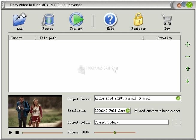 screenshot-Easy Video to iPod/MP4/PSP/3GP Converter-1