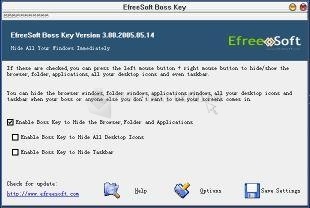 screenshot-EfreeSoft Boss Key-1