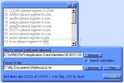 screenshot-Email Address Extractor-1