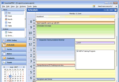 how to download calendar holidays for essentialpim program