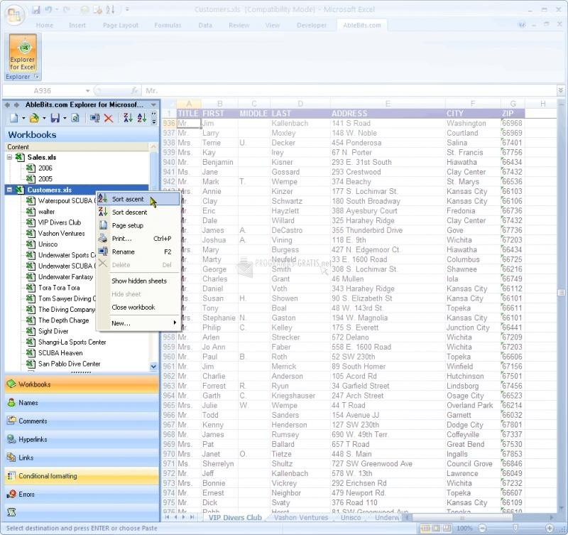screenshot-Explorer for MS Excel-1