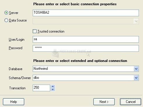 screenshot-Export Table for SQL Server Standard-1