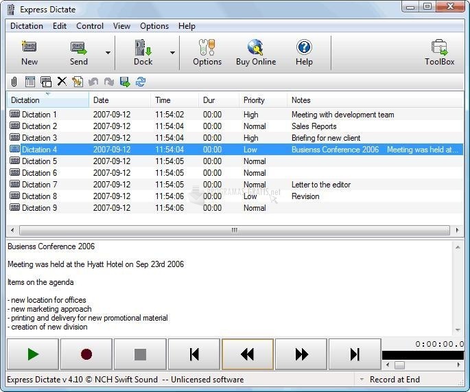 express dictate free download mac