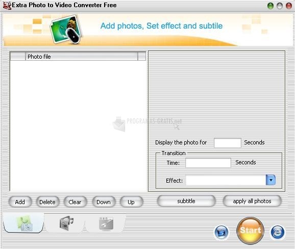 screenshot-Extra Photo to Video Converter Free-1