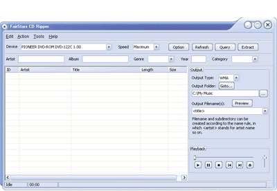 screenshot-FairStars CD Ripper-1