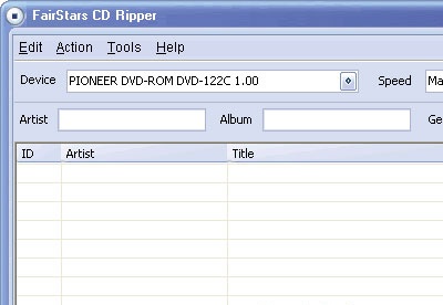 screenshot-FairStars CD Ripper-2