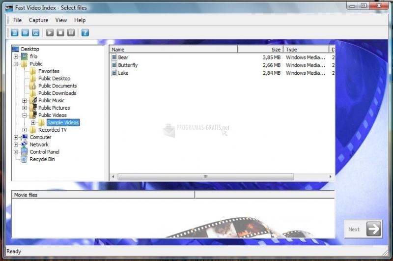 screenshot-Fast video indexer-1