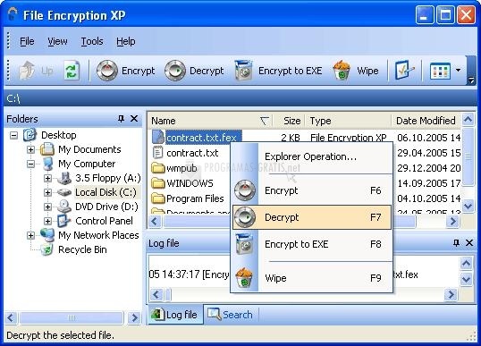 screenshot-File Encryption XP-1
