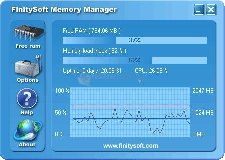 screenshot-FinitySoft Memory Manager-1